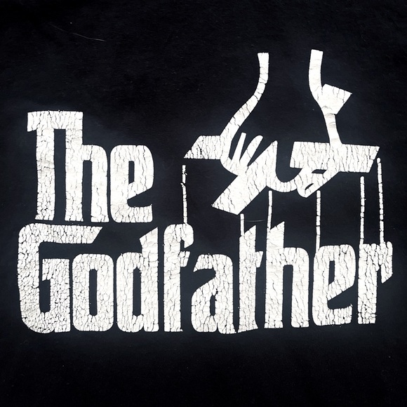 Other - The Godfather Movie Logo Black Large T-shirt